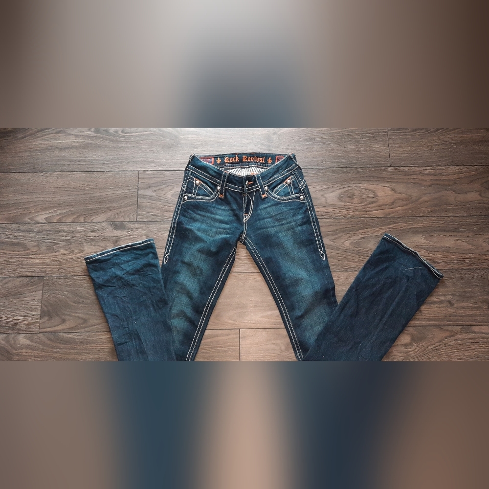 Flared/ bootcut Rock Revival Y2k jeans